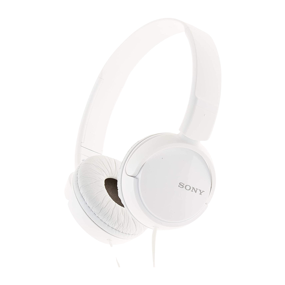 Sony MDR-ZX110 On-Ear Headband Headphones - White
