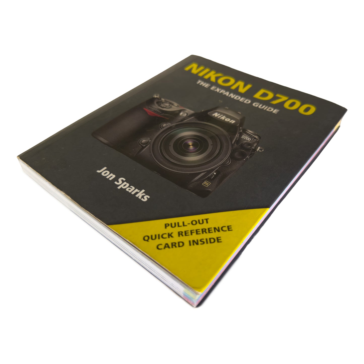 Book titled 'Nikon D700' by Jon Sparks on a white background