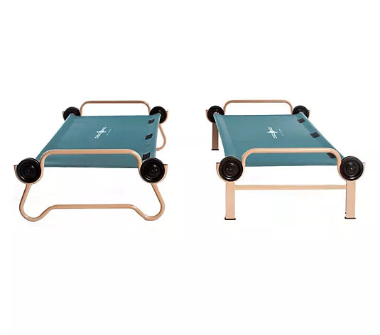 Disc-O-Bed 30001BO CAM-O-BUNK DOT with Organizers (XL) - Green